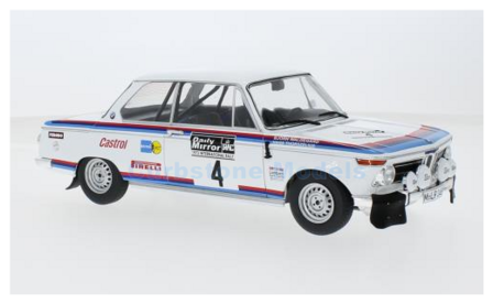 Modelauto 1:18 | IXO-Models 18RMC163.22 | BMW 2002 1973 #4 - B.Waldeg&aring;rd - H.Thorszelius