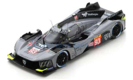 Modelauto 1:43 | Spark SJ105 | Peugeot Sport 9X8 2022 #93 - M.Jensen - J.Vergne - P.di Resta