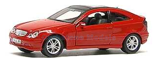 Modelauto 1:42 | Edocar 018007-01 | Mercedes Benz C Klasse Coupe Rood