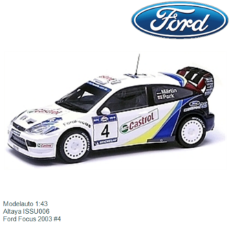 Modelauto 1:43 | Altaya ISSU006 | Ford Focus 2003 #4