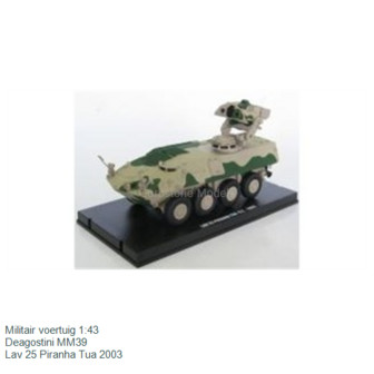 Militair voertuig 1:43 | Deagostini MM39 | Lav 25 Piranha Tua 2003