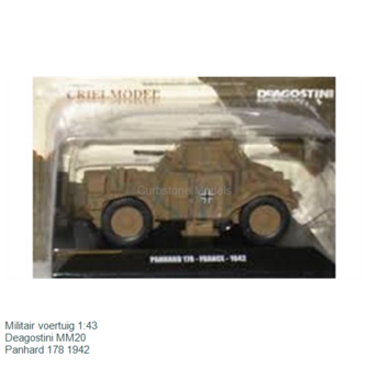 Militair voertuig 1:43 | Deagostini MM20 | Panhard 178 1942