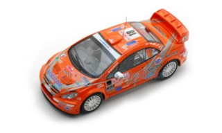 Bouwpakket 1:43 | Provence Miniatures PMA141K | Peugeot 307 WRC 2008 #18 - J.Cuoq