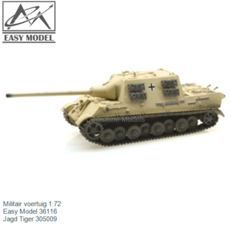 Militair voertuig 1:72 | Easy Model 36116 | Jagd Tiger 305009