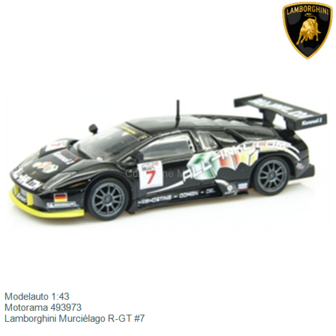 Modelauto 1:43 | Motorama 493973 | Lamborghini Murci&eacute;lago R-GT #7