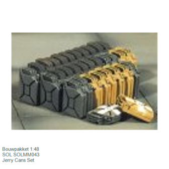 Bouwpakket 1:48 | SOL SOLMM043 | Jerry Cans Set