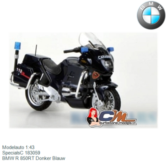 Modelauto 1:43 | SpecialsC 183059 | BMW R 850RT Donker Blauw