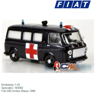 Modelauto 1:43 | SpecialsC 183062 | Fiat 238 Donker Blauw 1969