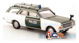 Modelauto 1:87 | Brekina 20560 | Opel Record C Caravan Wit / Groen