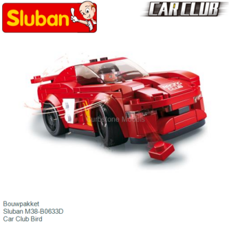 Bouwpakket  | Sluban M38-B0633D | Car Club Bird