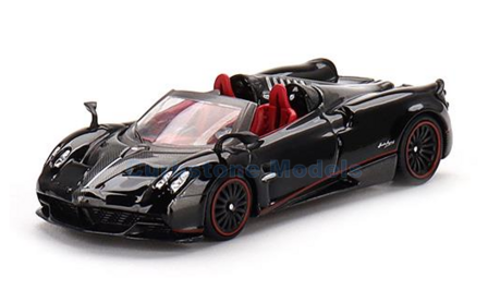 Modelauto 1:64 | MiniGT MGT00417 | Pagani Huayra Roadster Black