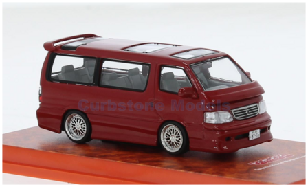 Modelauto 1:64 | Tarmac Works T64R-078-RE | Toyota Hiace Waggon Custom Red