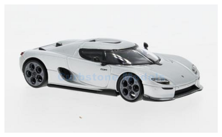 Modelauto 1:64 | Tarmac Works G-TL051-SL | Koenigsegg CC850 Silver