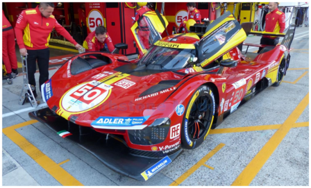 Modelauto 1:18 | Looksmart LS18LM048 | Scudera Ferrari AF Corse 499P 2024 #50 - N.Nielsen - M.Molina - A.Fuoco