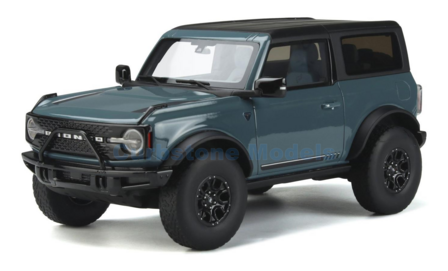 Modelauto 1:18 | GT Spirit GT359 | Ford Bronco FE Blauw 2021