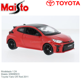 Modelauto 1:24 | Maisto 32909RED | Toyota Yaris GR Red 2011