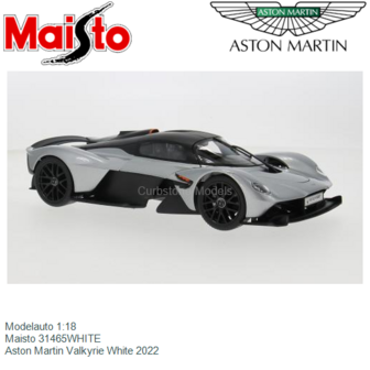 Modelauto 1:18 | Maisto 31465WHITE | Aston Martin Valkyrie White 2022