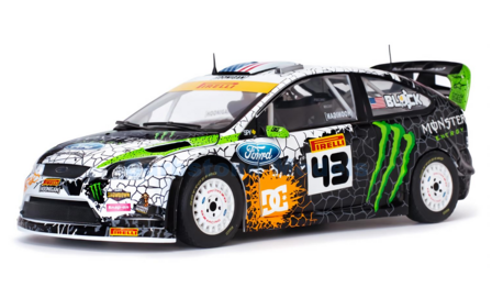 Modelauto 1:18 | Sunstar 3957 | Ford Focus RS WRC Monster Energy 2012 #43 - K.Block