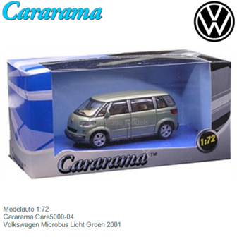 Modelauto 1:72 | Cararama Cara5000-04 | Volkswagen Microbus Licht Groen 2001