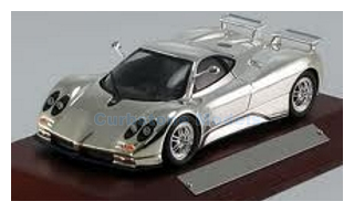 Modelauto 1:43 | Diversen A10 | Pagani Zonda C12S Chroom 2001