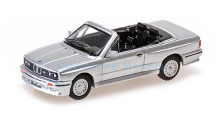 Modelauto 1:87 | Minichamps 870020232 | BMW M3 E30 Cabrio Zilver 1988