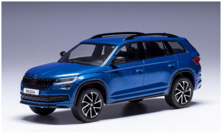 Modelauto 1:43 | IXO-Models CLC559N.22 | Skoda Kodiaq Sportline Metallic Blue 1975