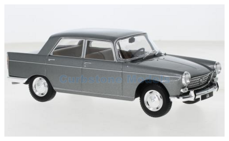 Modelauto 1:24 | Whitebox 124160 | Peugeot 404 Metallic Gray 1960