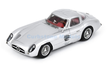 Modelauto 1:43 | Schuco 43U00049 | Mercedes Benz 300 SLR Uhlenhaut Coupe Silver Metallic 1955