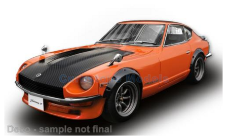 Modelauto 1:18 | Sunstar 3516R | Datsun Fairlady Z S30 Orange and Black 1970