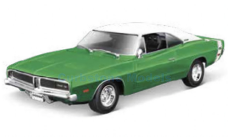 Modelauto 1:18 | Maisto 31387G | Dosge Charger R?T Green 1969