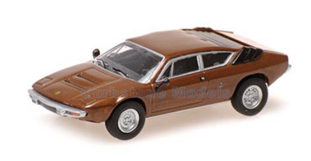 Modelauto 1:87 | Minichamps 870103322 | Lamborghini Urraco Bruin metallic 1974