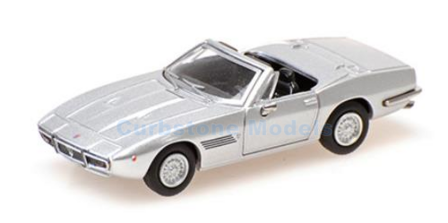 Modelauto 1:87 | Minichamps 870123030 | Maserati Ghibli Spyder Zilver 1969