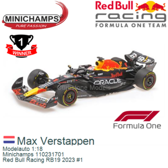 Modelauto 1:18 | Minichamps 110231701 | Red Bull Racing RB19 2023 #1