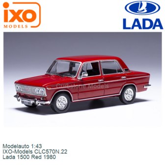 Modelauto 1:43 | IXO-Models CLC570N.22 | Lada 1500 Red 1980