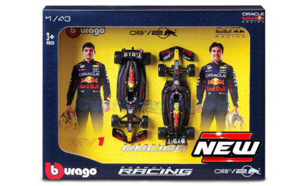 Modelauto 1:43 | Bburago 18-38099 | Oracle Red Bull Racing RB20 2024 - M.Verstappen - S.P&eacute;rez