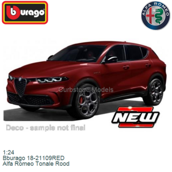 1:24 | Bburago 18-21109RED | Alfa Romeo Tonale Rood