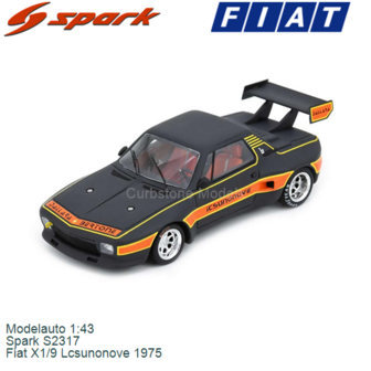 Modelauto 1:43 | Spark S2317 | Fiat X1/9 Lcsunonove 1975