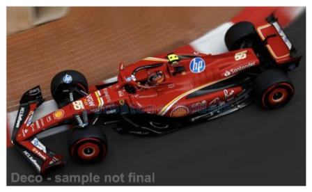 Modelauto 1:43 | Bburago 18-36843SMO | Scuderia Ferrari SF-24 2024 #55 - C.Sainz