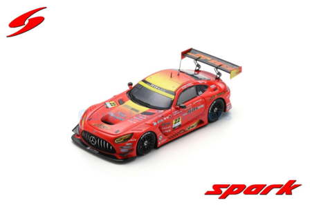 Modelauto 1:43 | Spark SGT171 | Mercedes AMG GT3 GT300 | R Qs Motorsport 2024 #22 - H.Wada - M.Jyonai - M.Kano - M.Koyama