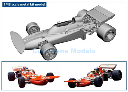 Bouwpakket 1:43 | Tameo TMK448 | March 711 Ford 1971 #17 - R.Peterson