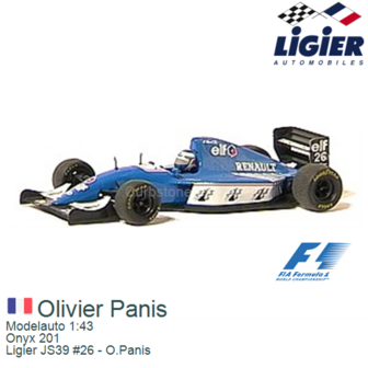 Modelauto 1:43 | Onyx 201 | Ligier JS39 #26 - O.Panis