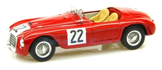 Modelauto 1:43 | Hotwheels P9940 | Ferrari 166 MM Barchetta Rood 1949 #22 - L.Chinetti