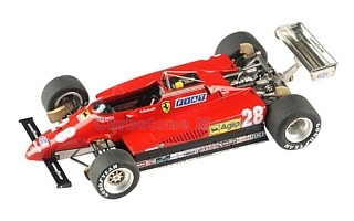 Bouwpakket 1:43 | Tameo TMK316 | Ferrari 126 C2 Rood 1982 #28 - D.Pironi - M.Andretti