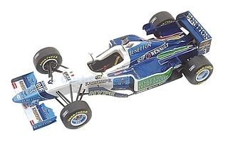 Bouwpakket 1:43 | Tameo TMK216 | Benetton B196 1996 - G.Berger - J.Alesi