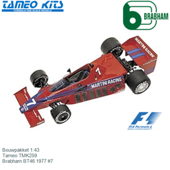 Bouwpakket 1:43 | Tameo TMK259 | Brabham BT46 1977 #7