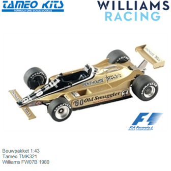 Bouwpakket 1:43 | Tameo TMK321 | Williams FW07B 1980