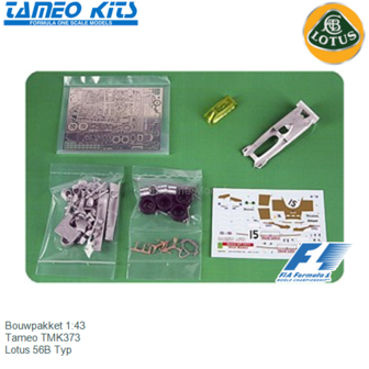 Bouwpakket 1:43 | Tameo TMK373 | Lotus 56B Typ