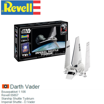 Bouwpakket 1:106 | Revell 05657 | Starship Shuttle Tydirium | Imperial Shuttle - D.Vader