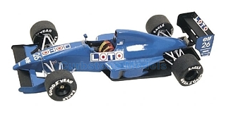 Bouwpakket 1:43 | Tameo TMK127 | Ligier JS33b 1990 - P.Alliot - -.Larini