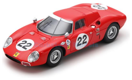 Modelauto 1:43 | Looksmart LSRC059 | Ferrari 250 LM 1966 - J.Rindt - B.Bondurant